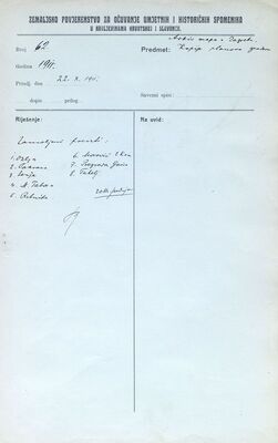 Arhiv, mapa o Zagrebu – kopije planova gradova