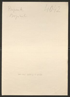 Rupnik, Bogumil, 1.11.1915. Policijski karton