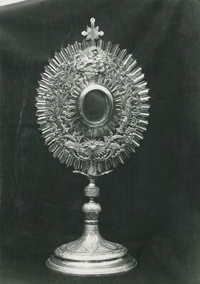 Zagorska Sela - Župna crkva sv. Katarine, liturgijsko posuđe, monstranca