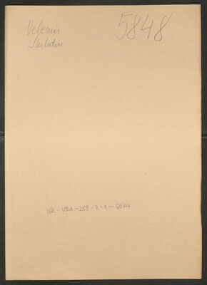 Velemir, Milutin, 18.1.1904. Policijski karton