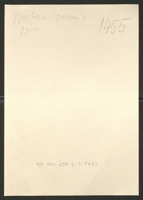 Gjurkan, Gjuro, 8.8.1911. Policijski karton