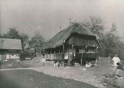 Griče (Ribnik) - Tradicijska kuća, uže i dulje pročelje