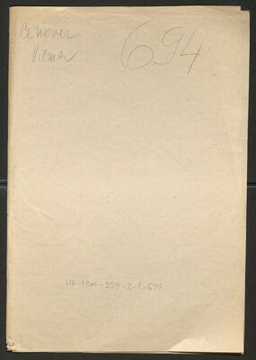 Cenover, Vilma, 15.6.1895. Policijski karton