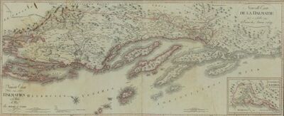 Neueste Carte von Dalmatien in II Blätter