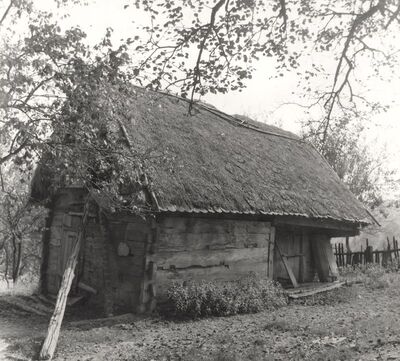 Donji Hruševec - Gospodarska zgrada, ulazno pročelje