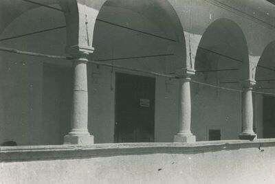 Novi Dvori Klanječki (Klanjec) - Dvor Erdödya, dvorišno pročelje, arkada