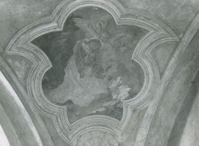 Gradec - Crkva Ranjenog Isusa, slika na kupoli svetišta