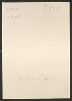 Lenac, Vitomir, 27.7.1920. Policijski karton