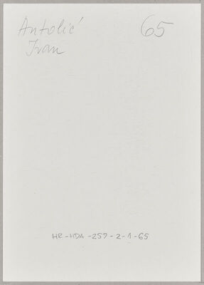 Antolić, Ivan, 12.5.1913. Policijski karton