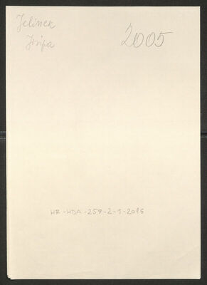 Jelinek, Josipa, 28.8.1917. Policijski karton