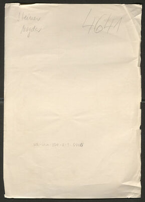 Steiner, Magda, 1.12.1917. Policijski karton