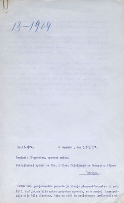 Glogovnica (Križevci) - Crkva Uznesenja Blažene Djevice Marije, obnova