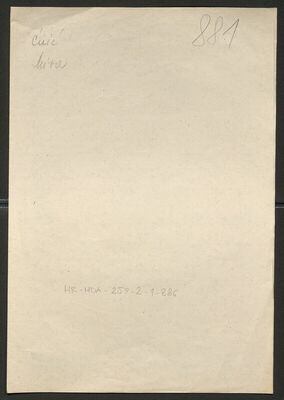 Ćuić, Mira, 22.8.1921. Policijski karton