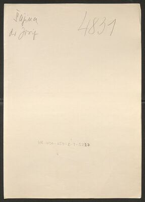 Šajina, Josip, 1898. / 1899. Policijski karton