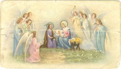 Sveta Obitelj okružena anđelima