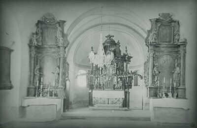 Veliko Trgovišće - Župna crkva sv. Marije od Sedam Žalosti, unutrašnjost, detalj, oltari