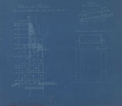 Crkva Sv. Blaža, glavni ulaz/ slojni nacrt