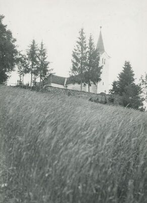 Sveti Križ (Budinščina) - Crkva Majke Božje Žalosne (Crkva sv. Križa), vanjština