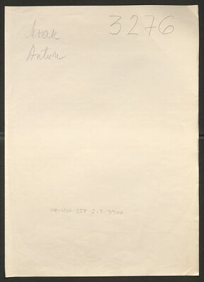 Mrak, Antun, 30.5.1905. Policijski karton