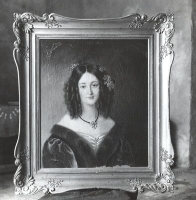 Slavetić - Dvorac Oršić, portret mlade djevojke