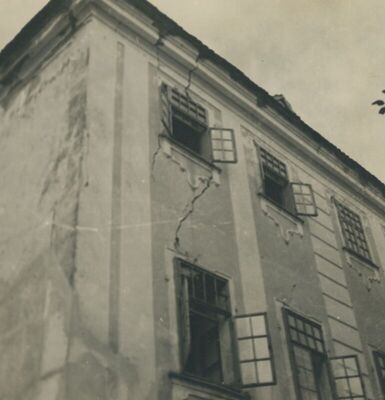 Lobor - Dvorac Keglevića, vanjština, oštećenja