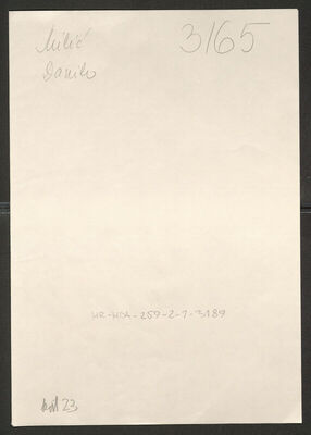 Milić, Danilo, 1917. Policijski karton