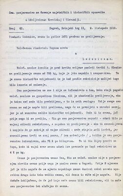 Ledenice - Crkva sv. Stjepana, zvono iz godine 1471. predano na prelijevanje