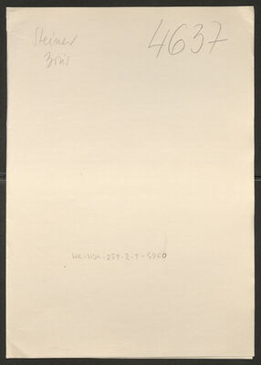 Steiner, Boris, 17.4.1922. Policijski karton