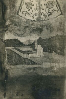 Lepoglava - Pavlinski samostan, Zidna slika u ljetnom refektoriju - detalj slike