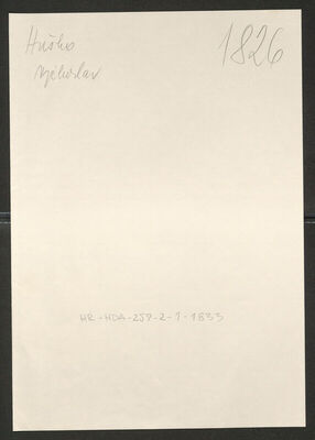 Huško, Vjekoslav, 1889. Policijski karton