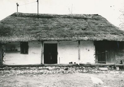 Grdun (Ozalj) - Tradicijska kuća, ulazno pročelje