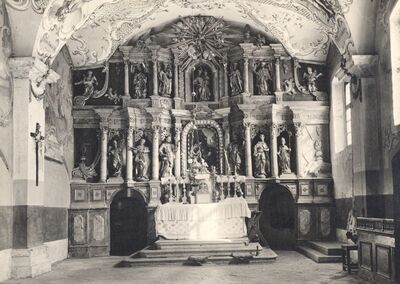 Komin - Crkva sv. Tri kralja, glavni oltar