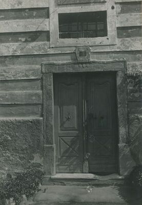 Krapina - Župni dvor, vanjština, detalj