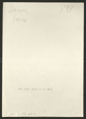 Danon, Haim, 14.11.1901. Policijski karton