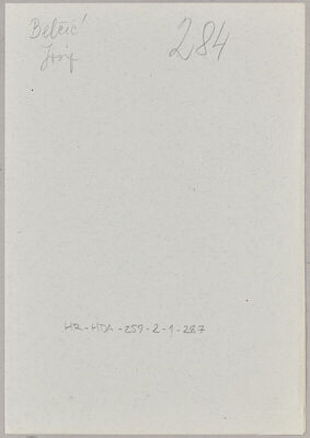 Belčić, Josip, 19.12.1906. Policijski karton