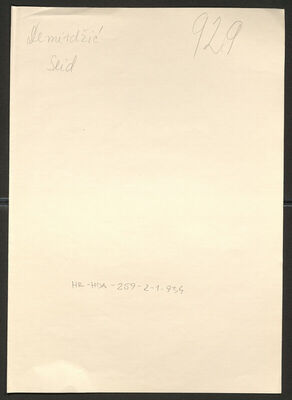 Demirdžić, Seid, 11.6.1902. Policijski karton