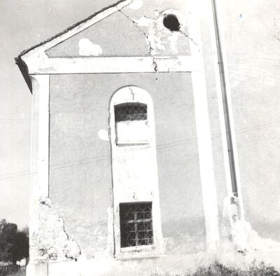 Sveti Ivan Zelina - Crkva sv. Ivana Krstitelja, istočni zid sakristije