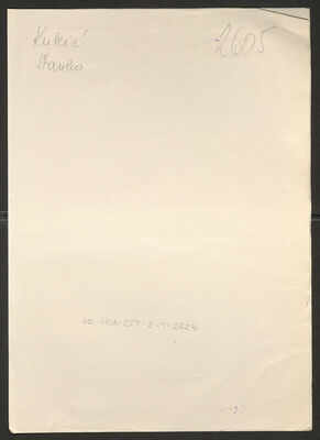 Kukić, Stanko, 2.7.1909. Policijski karton