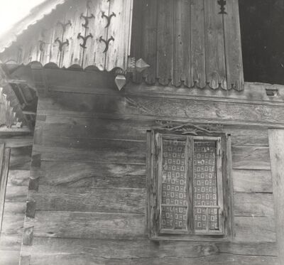 Donji Hruševec - Tradicijska kuća, prozor i dekoracija