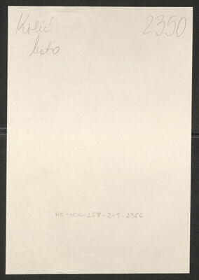 Kolić, Mato, 1903. Policijski karton