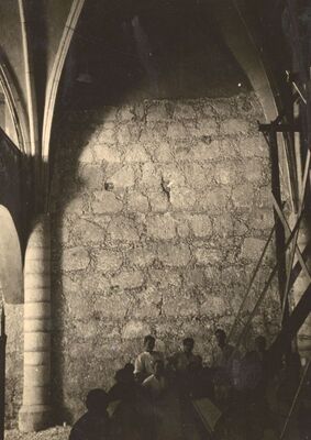 Remetinec - Crkva Blažene Djevice Marije, detalj zida