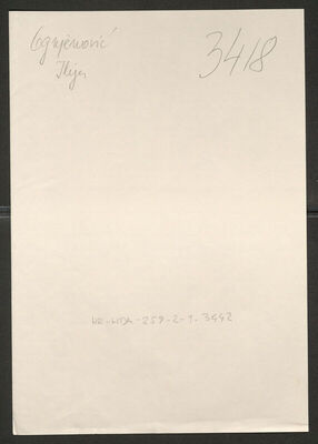 Ognjenović, Ilija, 29.7.1886. Policijski karton