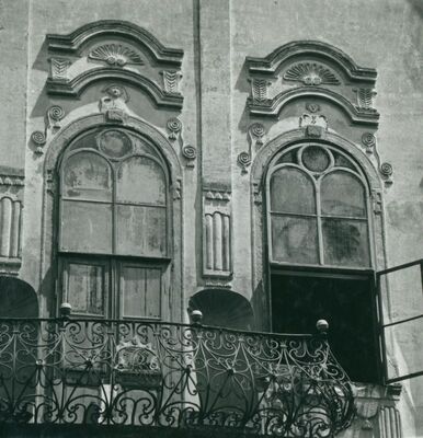 Lužnica - Dvorac Lužnica, detalj pročelja