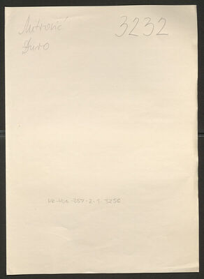 Mitrović, Đuro, 1.4.1912. Policijski karton