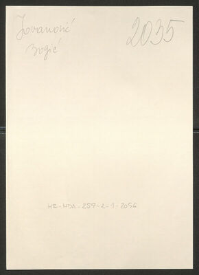 Jovanović, Bogić, 12.12.1903. Policijski karton