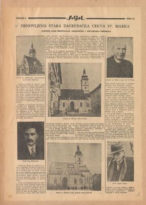 Obnovljena stara zagrebačka crkva sv. Marka