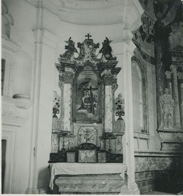 Žarovnica (Lepoglava) - Crkva sv. Jelene, oltar sv. Jelene