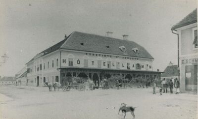 Varaždin - pogled na hotel Lamm