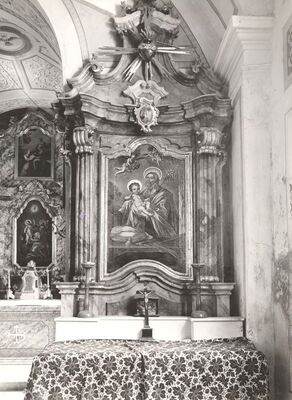 Samobor - Kapela sv. Ane, bočni oltar sv. Josipa
