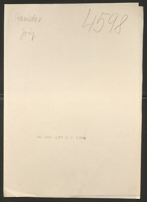 Stanislav, Josip, 1.3.1904. Policijski karton